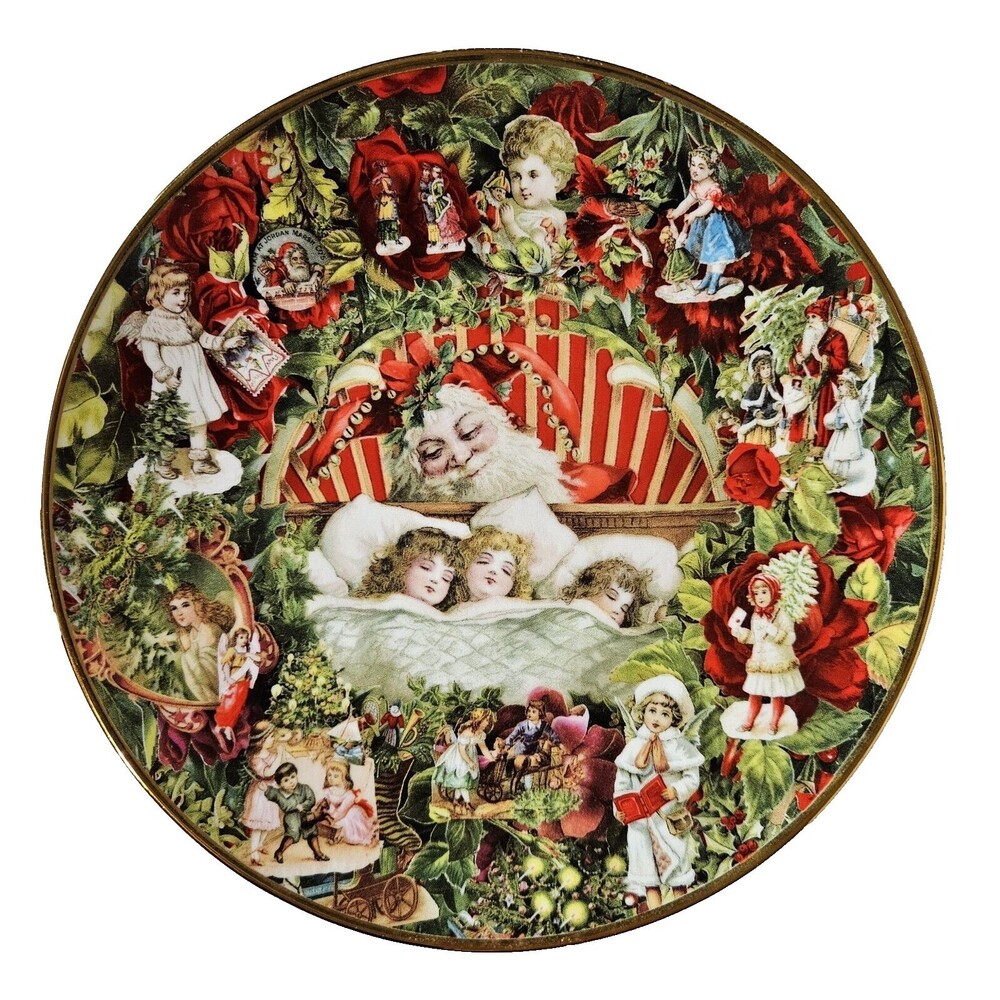 1993 Victorian Christmas Memories Plate J. Grossman WITH VISIONS OF SUGAR PLUMS